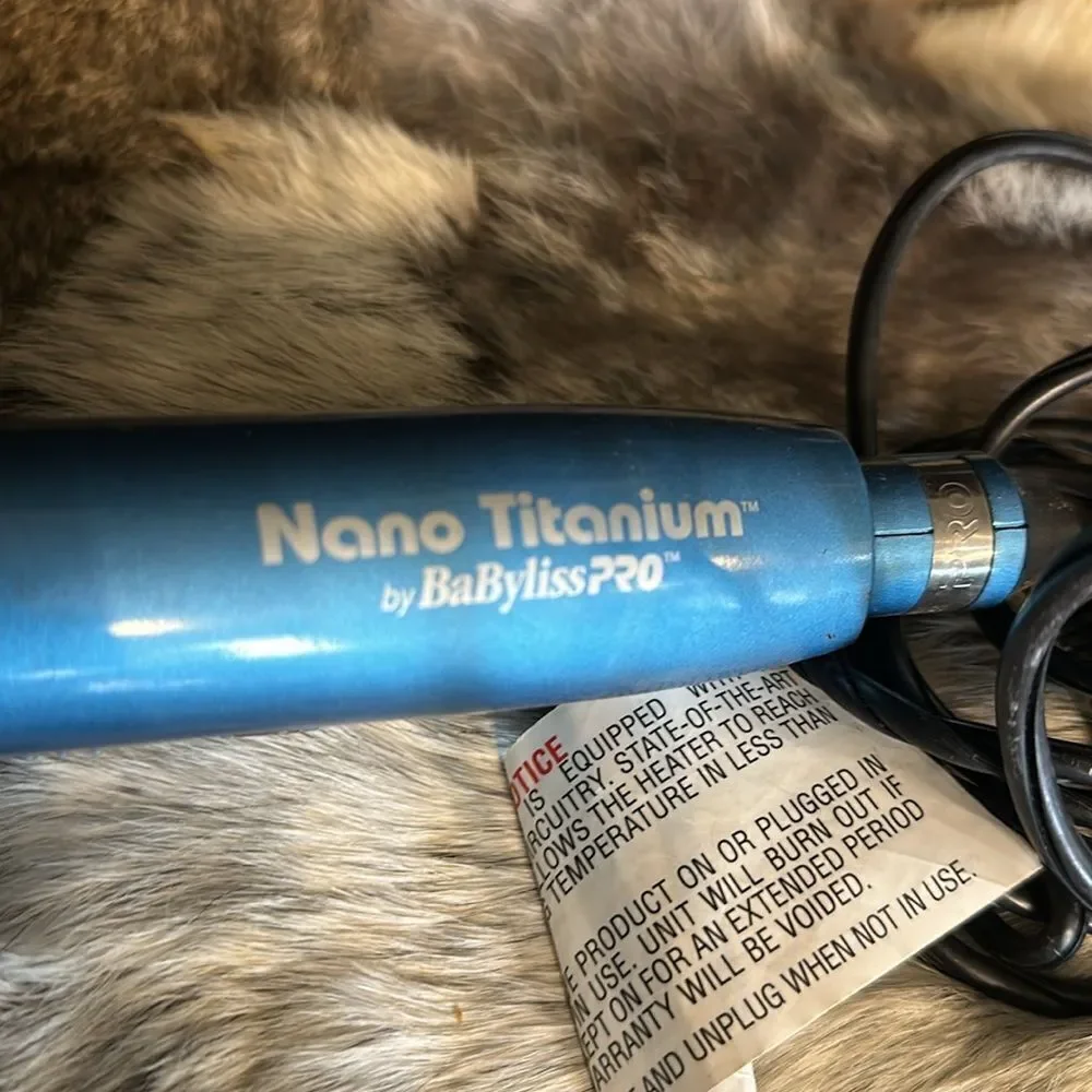 Nano titanium, heated hair tool (6022A)